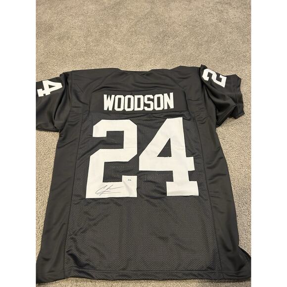 Charles Woodson Signed Oakland Raiders Football Jersey With ACA COA! - Picture 1 of 6